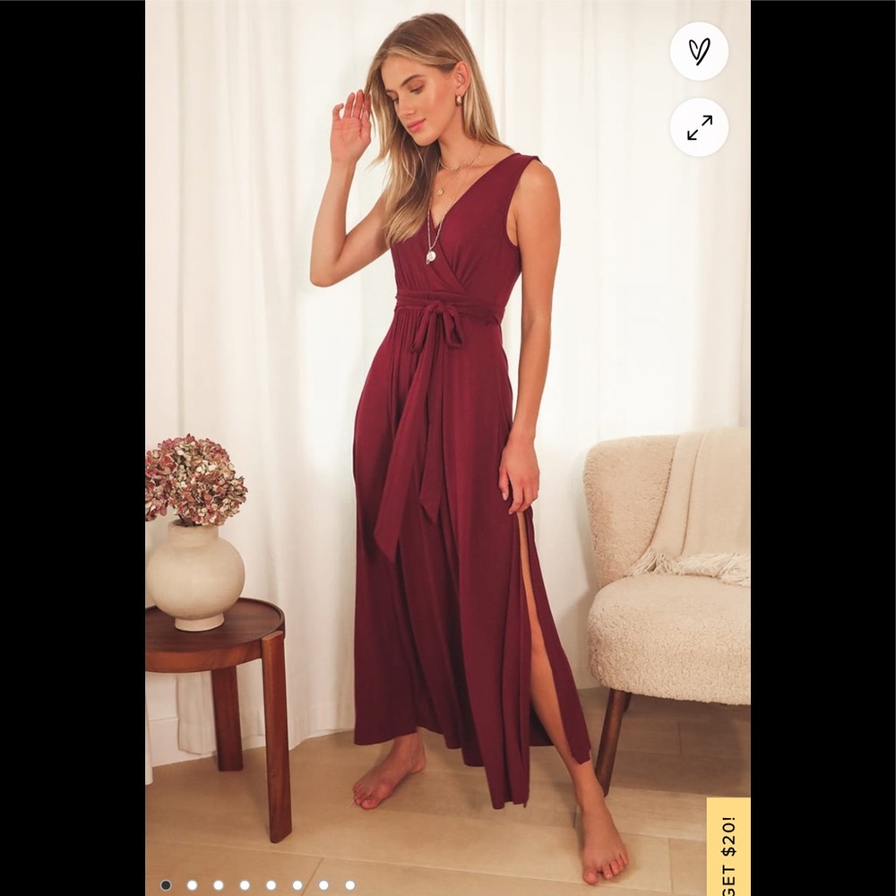 Lulus Burgundy Red Dress